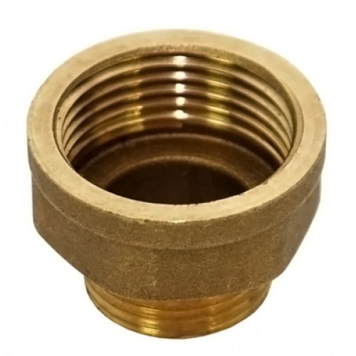 Переходник лат   1/2" (15мм) нар х 3/4" (20мм) внутр