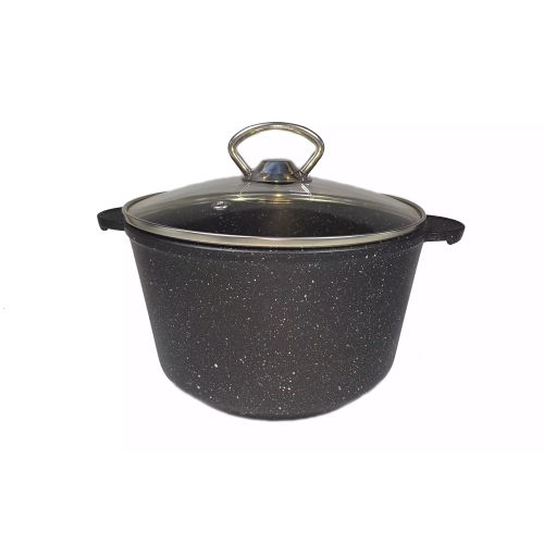 Кастрюля с антипригарным покрытием  6,0л. Гранит Мечта DECO-DARIIS СБВР-600