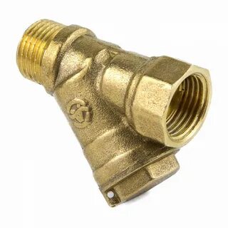 Фильтр сетчатый латунь   1/2" (15 мм) косой вн-нар