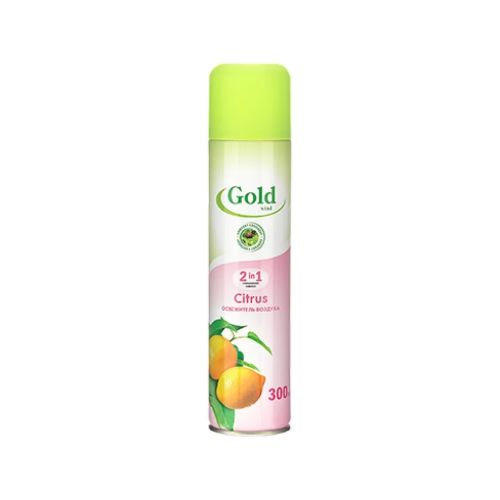 Освежитель воздуха GOLD WIND Citrus (Цитрус) 300мл Сибиар