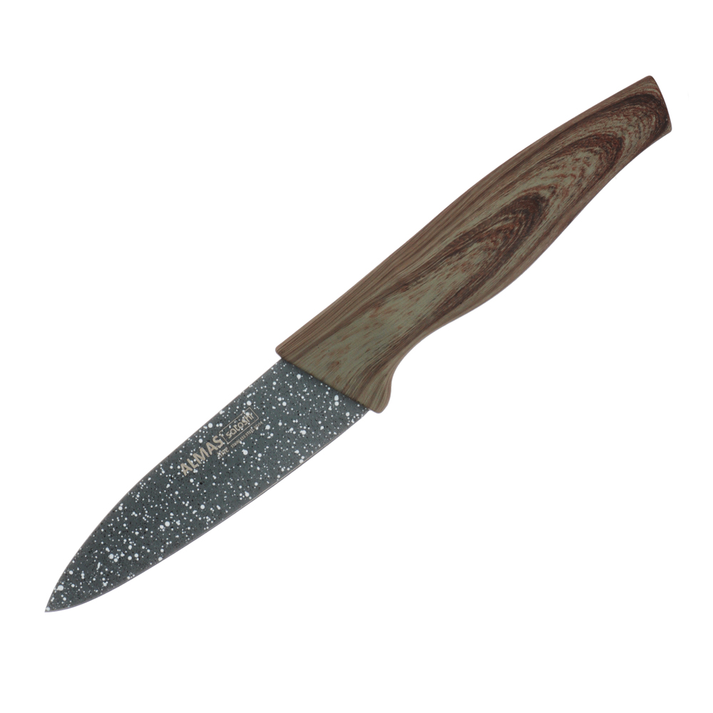 Нож кухонный универсальный  9 см SATOSHI Алмаз, нержавеющая сталь 803-077