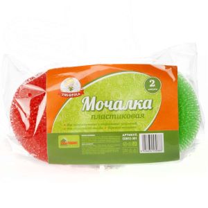 Губка для мытья посуды (мочалка) Умничка 12-301 к-т 2шт