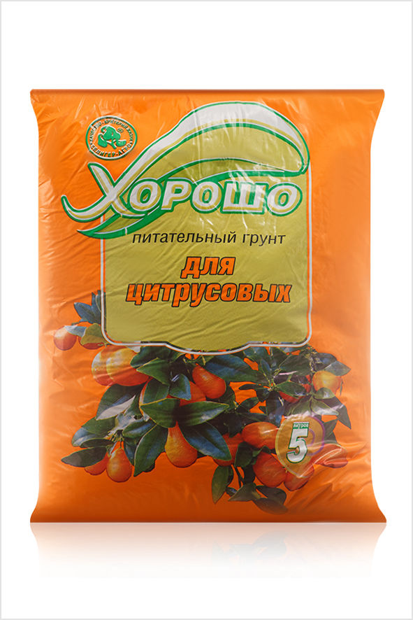 Грунт торфяной "Для цитрусовых" 5л