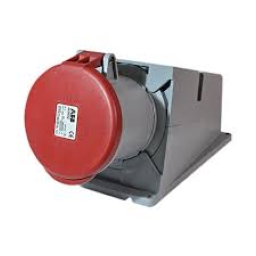 Силовая розетка на стену с крышкой ABB 463 RS6 3P+PE+N 63А IP44