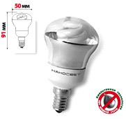 Лампа люминесцентная компактная R  7W-E1427 НАНОСВЕТ