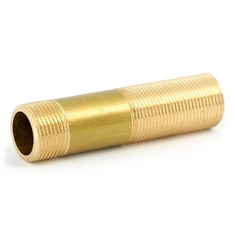 Сгон удлиненный латунь 1/2" (15 мм) L= 200 мм 