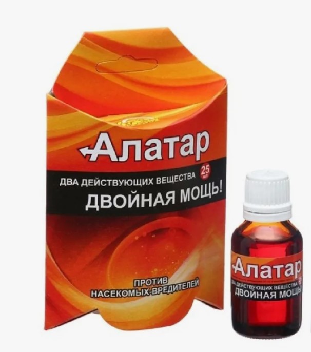 Средство для борьбы с насекомыми вредителеми Алатар Двойная мощь 25мл