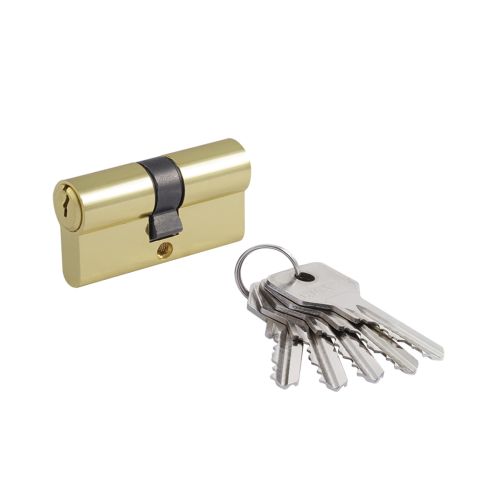 Цилиндровый механизм ключ/ключ 60мм. Нора-М STD AL Л-60 (30-30), золото 15200