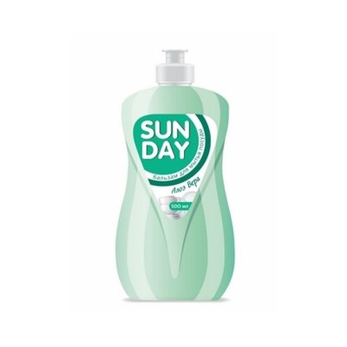 Средство для мытья посуды "Sunday" бальзам Алоэ Вера 500мл.