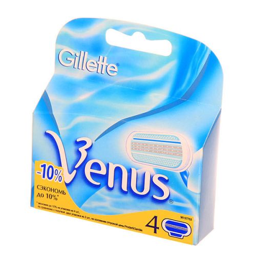 Кассеты сменные Gillette Venus  4 шт