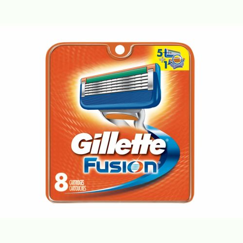 Кассеты сменные Gillette FUSION  8 шт пластик 90750432