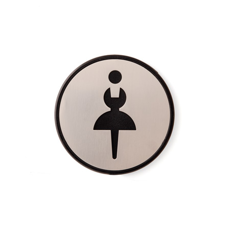 Табличка Apecs SP-02-INOX Woman
