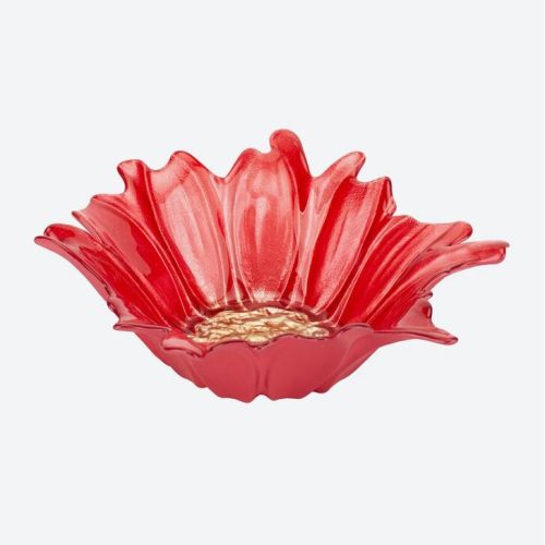 Чаша Красный цветок 15 см АКСАМ 18265
