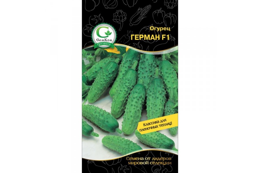 Семена Огурец Герман, 6шт., Уральский Дачник