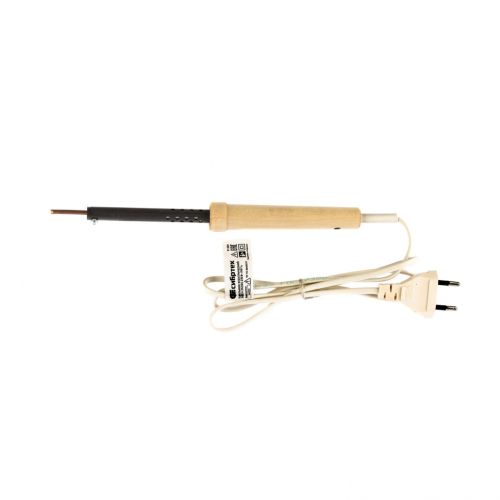 Паяльник электрический 220V  25W деревянная ручка Сибртех 91300