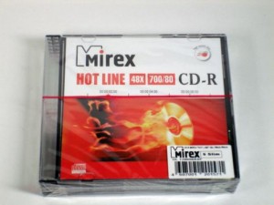 Диск лазерный CD-R 80/700Mb в упаковке
