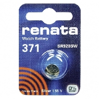 Батарейка таблетка 371 AG6 SR920 1,55v Renata D- 9,5 H-2,1 