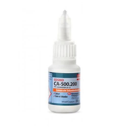 Клей super COSMOFEN CA-500.200, 20 гр цианакрилатный секундный 