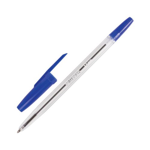 Ручка шариковая синяя 0,5mm BRAUBERG "Line" 141097
