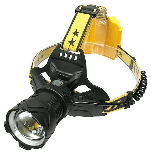 Фонарь налобный LED аккумуляторный W646-P70 с тремя аккумуляторами