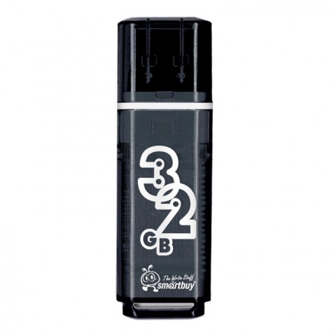 Флешка USB 2.0  32 Gb SmartBuy Glossy Black
