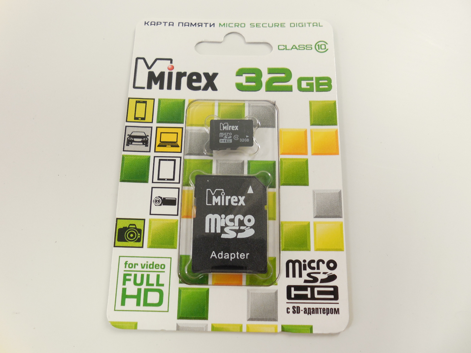 Карта памяти  Mirex Micro 32 Gb