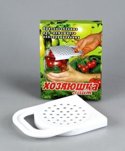 Крышка для слива с ручкой Хозяюшка
