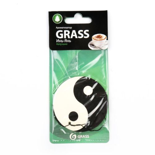 Ароматизатор воздуха картонный Инь Янь GRASS Капучино