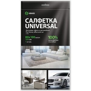 Салфетка из микрофибры GRASS 320 г/м 80*100 см IT-0460