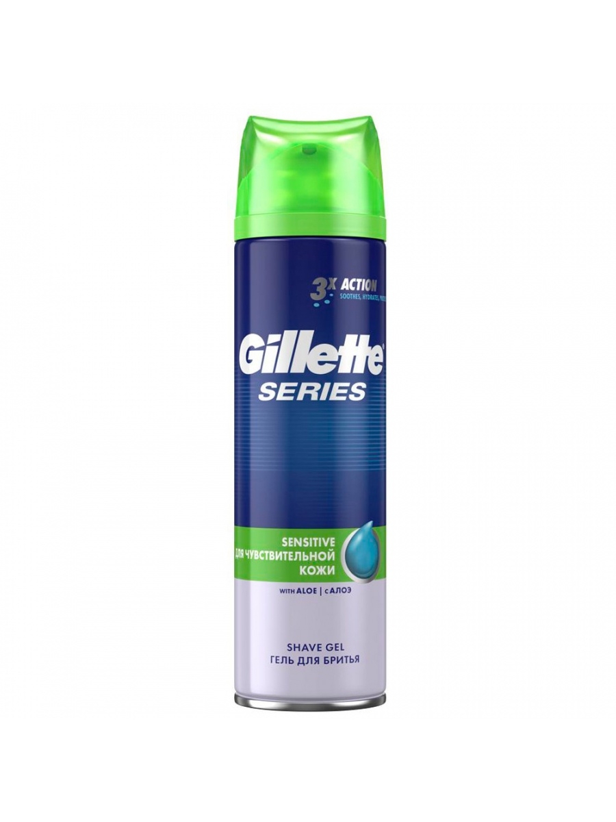 Гель для бритья успокаивающий Gillette 200мл