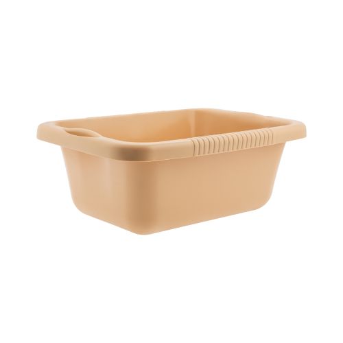 Таз пластиковый 25,0 л. прямоугольный бежевый, Home Palisad 929925 