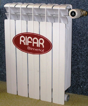 Радиатор биметаллический "RIFAR" Alp 500 12 секций