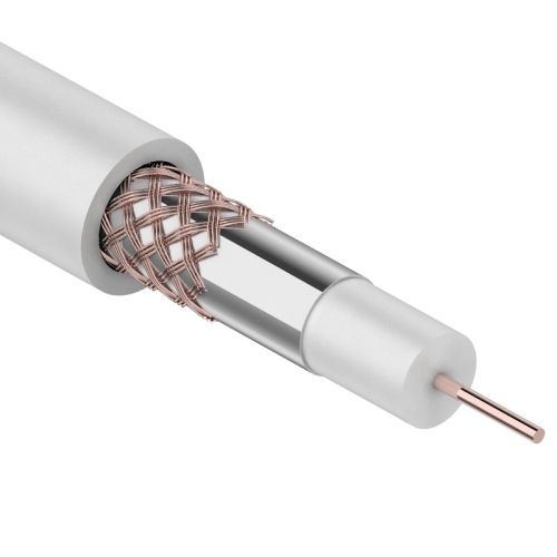 Коаксиальный телевизионный кабель RG-59U+Cu, 75 Ом,с медной жилой