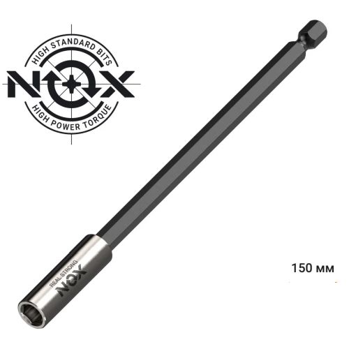 Адаптер магнитный для бит 150 мм, 1/4", NOX REAL STRONG 350155