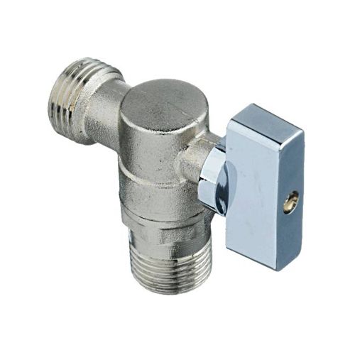 Кран MINI шаровой угловой 1/2"(15 мм) х 1/2"(15 мм) нар-нар TRm 740