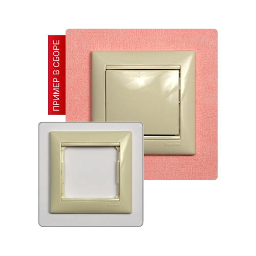 Рамка 1-ная VALENA слоновая кость Legrand (774351)