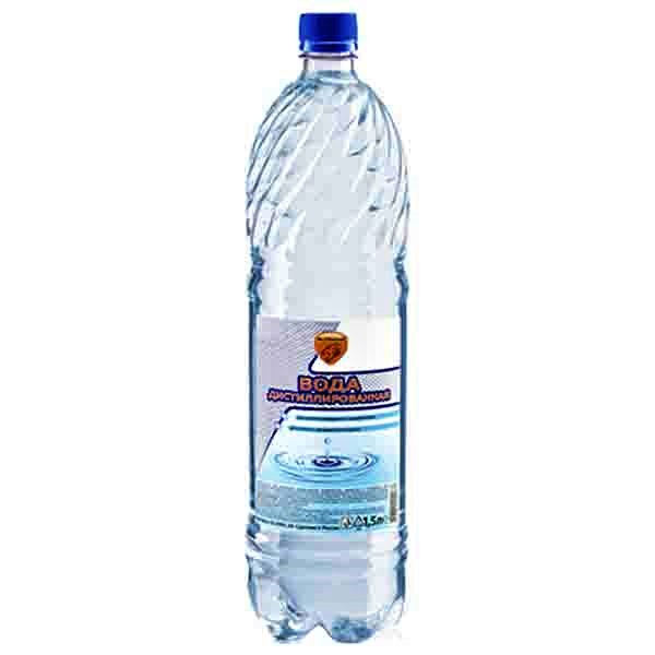 Вода дистиллированная 1,5 л.
