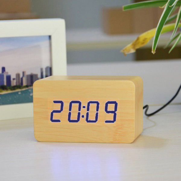 Часы CUBE led VST-863  время, дата, будильник, температура