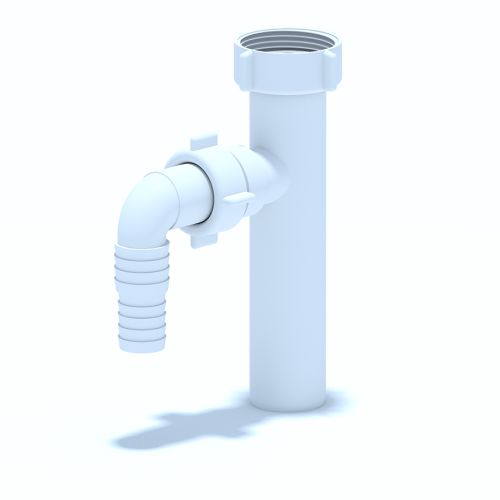 Отвод для стиральной машины 1 1/4"*32мм. М220 АниПласт