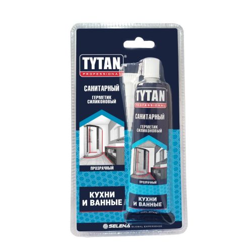 Герметик силиконовый Tytan санитарный (85 мл) прозрачный 17649 