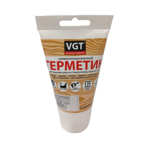 Герметик акриловый силиконизированный VGT (160 гр) белый (тюбик)