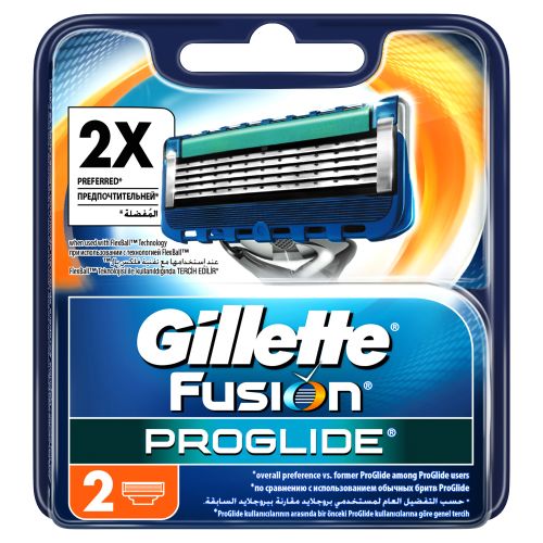 Кассеты сменные Gillette FUSION Proglide  2 шт пластик 90533431