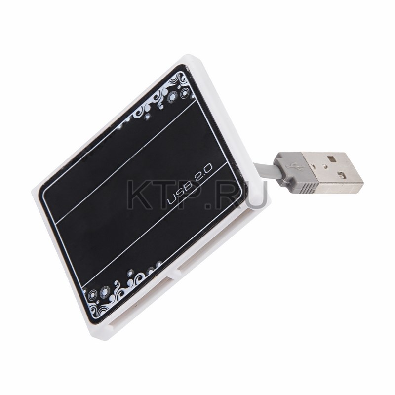 Картридер Slim  USB для Micro SD/SD/MMC/T-Flash/M2