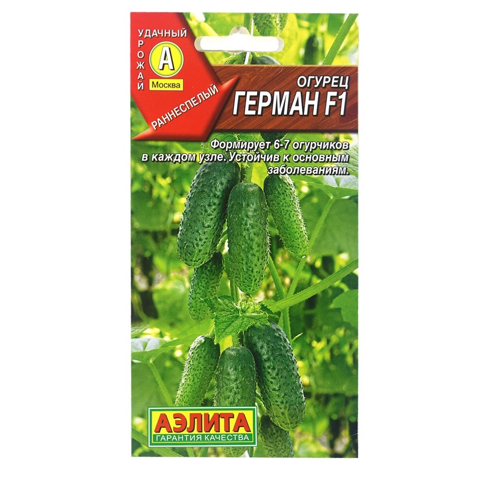 Семена Огурец Герман, 5шт., Акварель