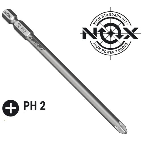 Бита насадка крестовая PH2х110 мм, NOX COREBIT 335110-4