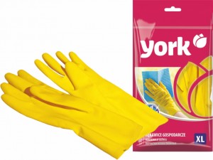 Перчатки хозяйственные латексные York XL (очень большой) 092060
