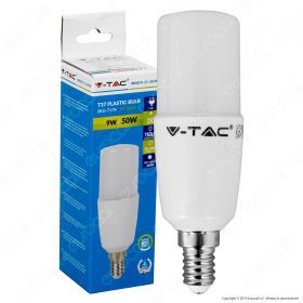 Лампа светодиодная T37 9Вт Е14 220В 2700К теплая, матовая V-TAC  SKU-7173