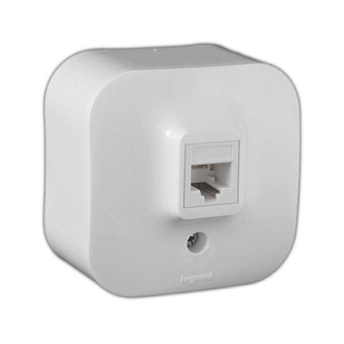 Розетка TF ОУ RJ11 Quteo Legrand (782214) белый