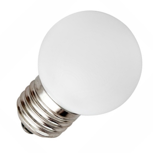 Лампа светодиодная шарик FL-LED DECO-GL45 1W WHITE 230V E27 белый