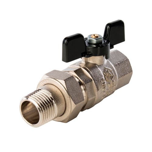Кран шаровой STOUT радиаторный (американка)  1"(25мм) SVB-0007-000025